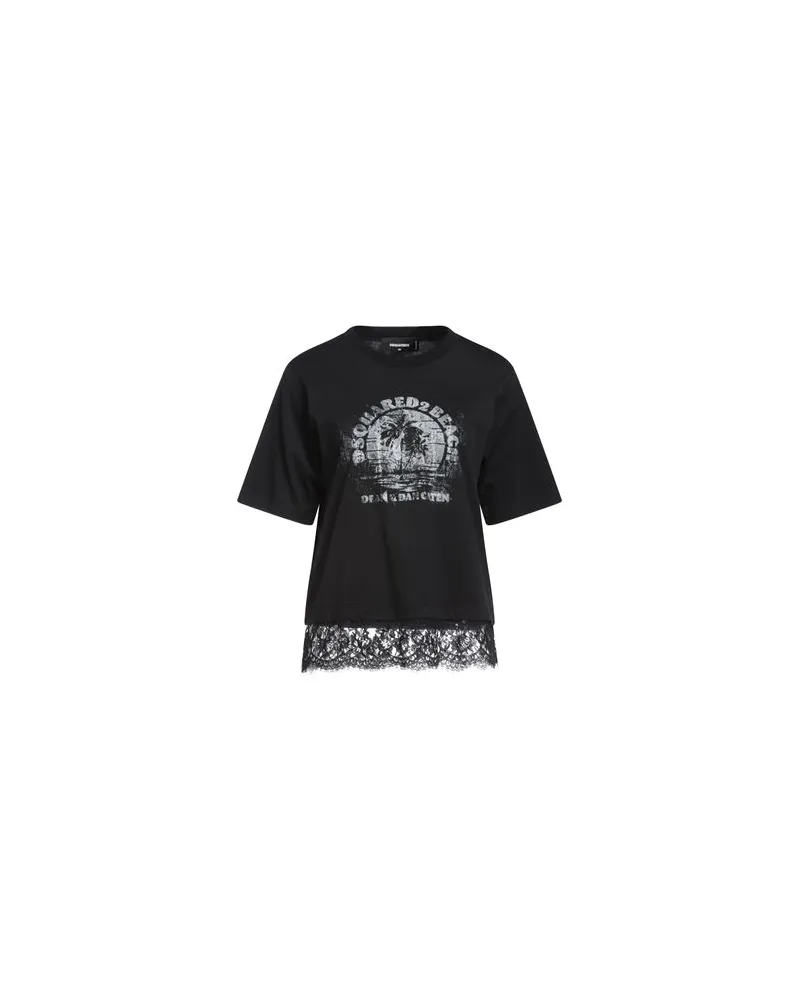 Dsquared2 TOPS - T-shirtsauf YOOX.COM Schwarz
