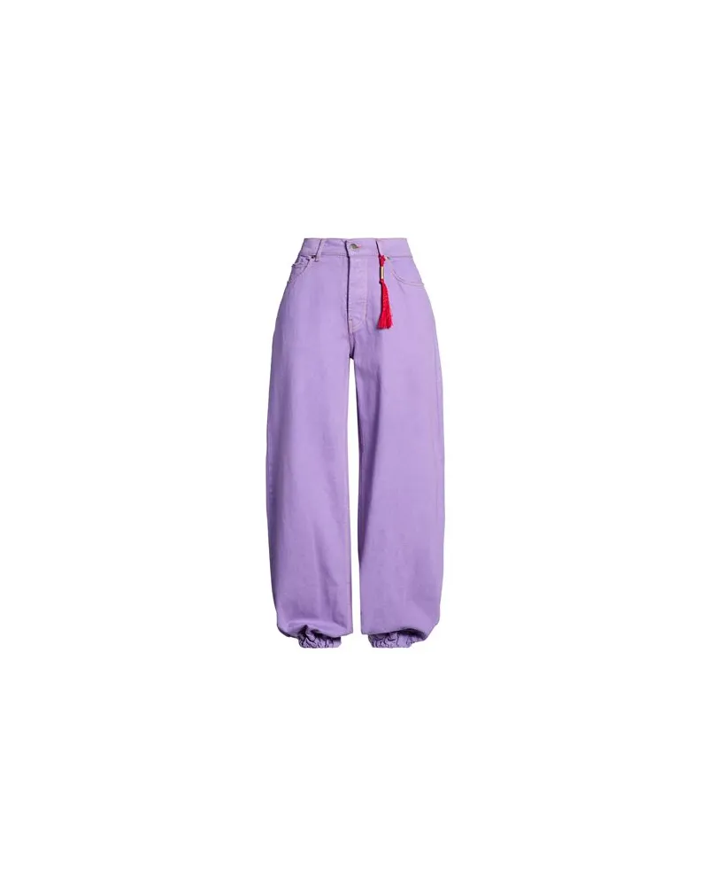 THE EDITOR HOSEN & RÖCKE - Jeanshosenauf YOOX.COM Violett