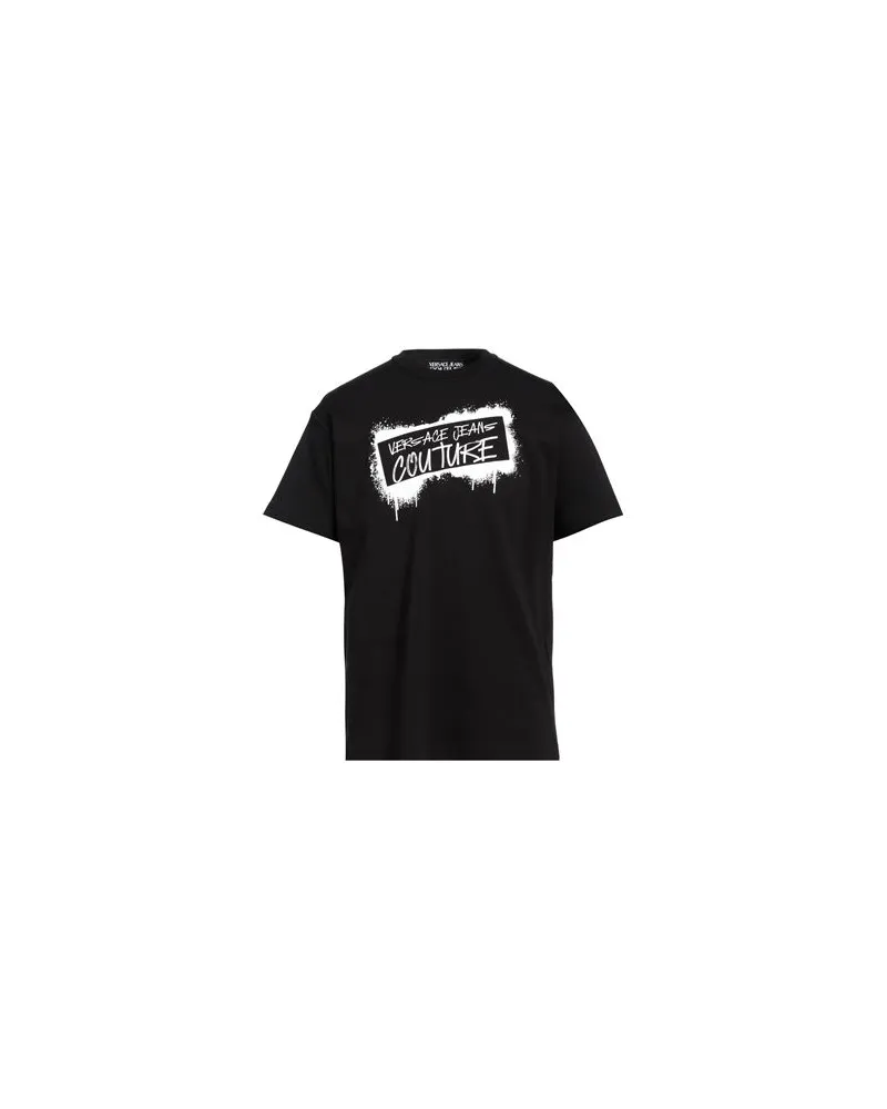 Versace Jeans TOPS - T-shirtsauf YOOX.COM Schwarz