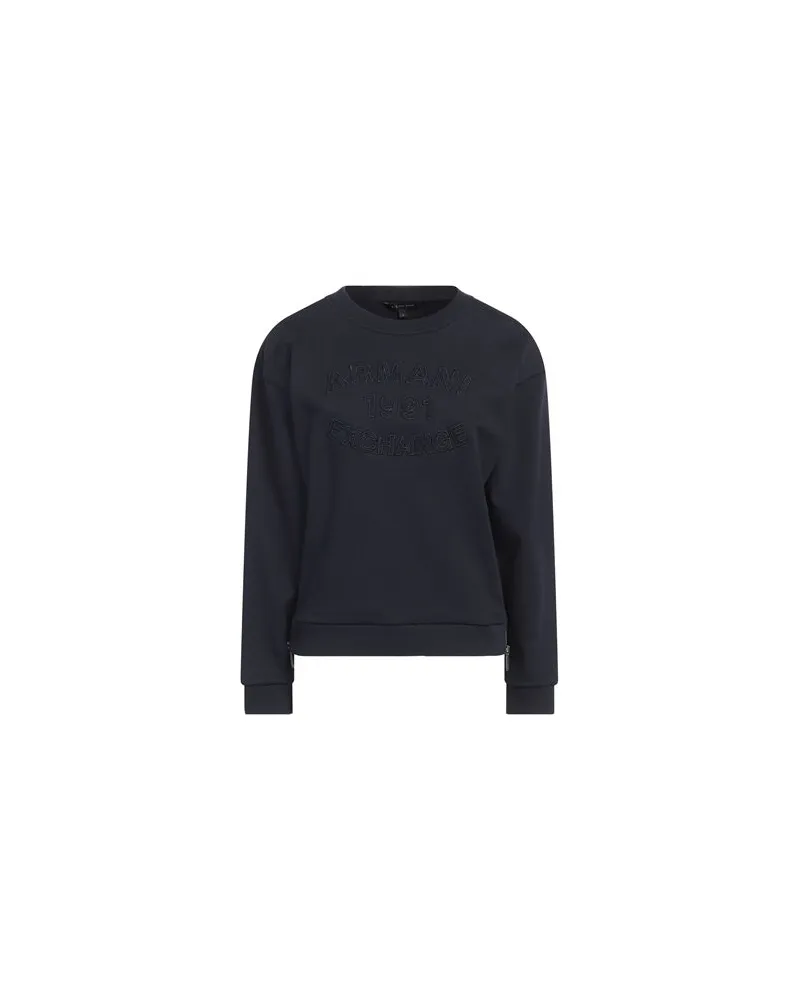 Armani Exchange TOPS - Sweatshirtsauf YOOX.COM Marineblau