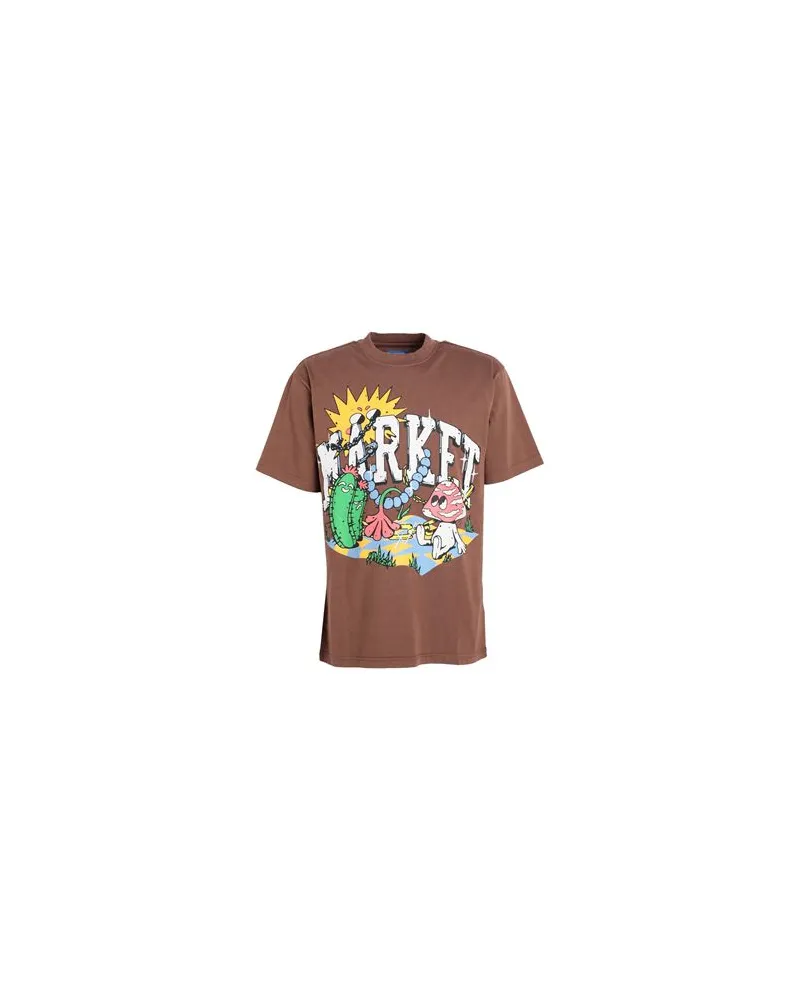 Market Fantasy Farm T-Shirt  - TOPS - T-shirtsauf YOOX.COM Braun