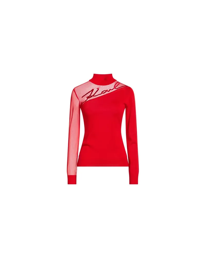 Karl Lagerfeld STRICKWAREN - Rollkragenpulloverauf YOOX.COM Rot