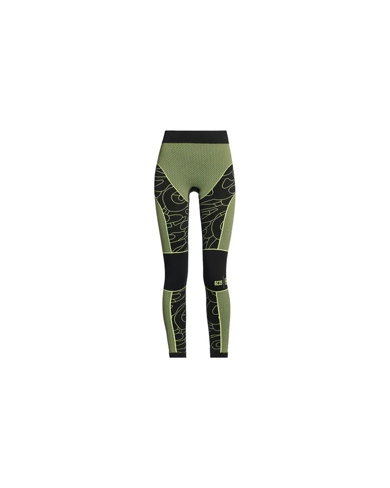GCDS HOSEN & RÖCKE - Leggingsauf YOOX.COM Limettengrün