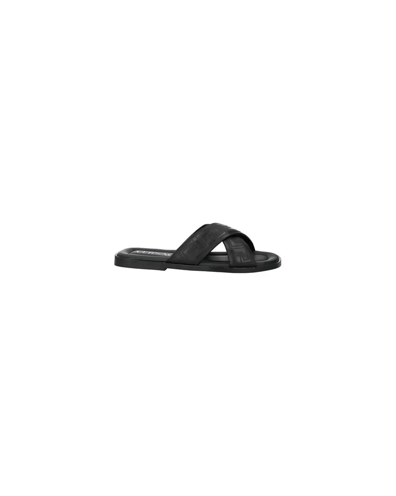 Versace SCHUHE - Sandalenauf YOOX.COM Schwarz