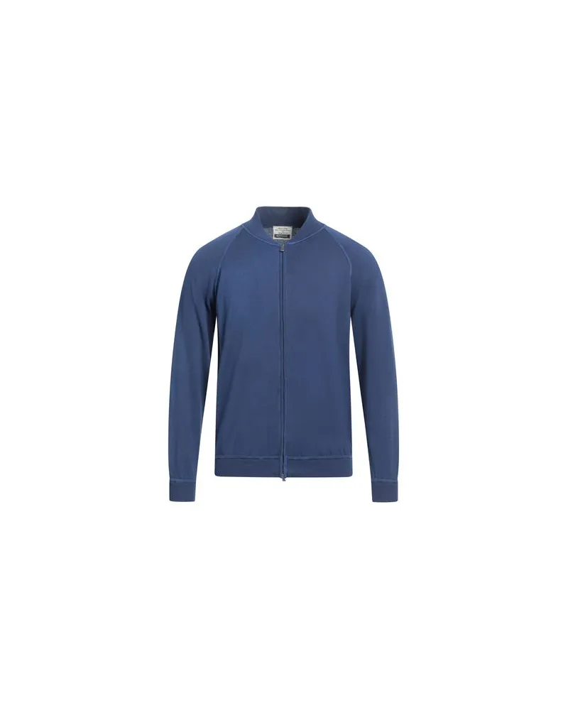 Heritage STRICKWAREN - Strickjackenauf YOOX.COM Blau