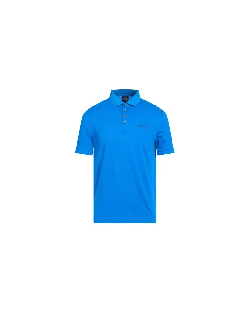 Armani Exchange TOPS - Poloshirtsauf YOOX.COM Azurblau