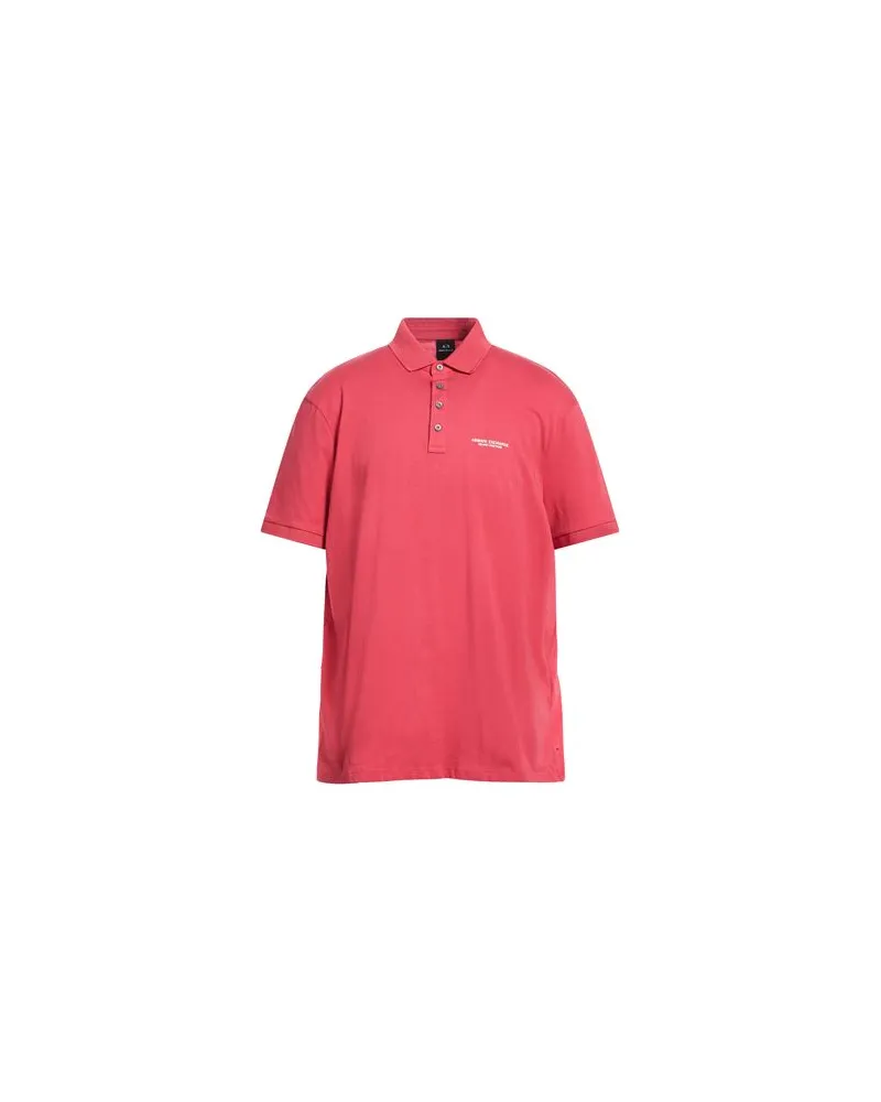 Armani Exchange TOPS - Poloshirtsauf YOOX.COM Tomatenrot