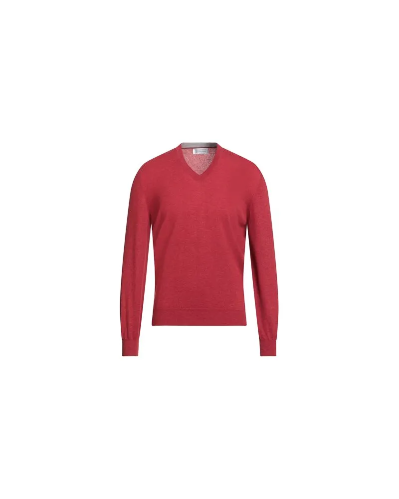 Brunello Cucinelli STRICKWAREN - Pulloverauf YOOX.COM Rot
