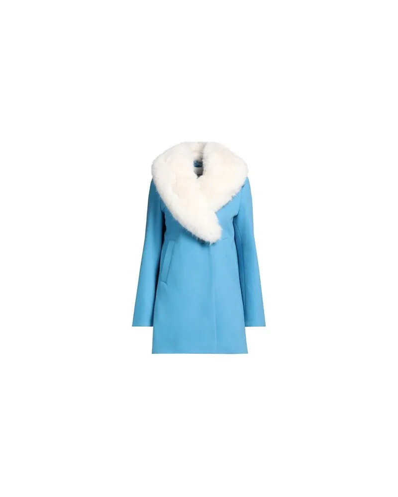 AVA ADORE JACKEN & MÄNTEL - Mäntelauf YOOX.COM Azurblau