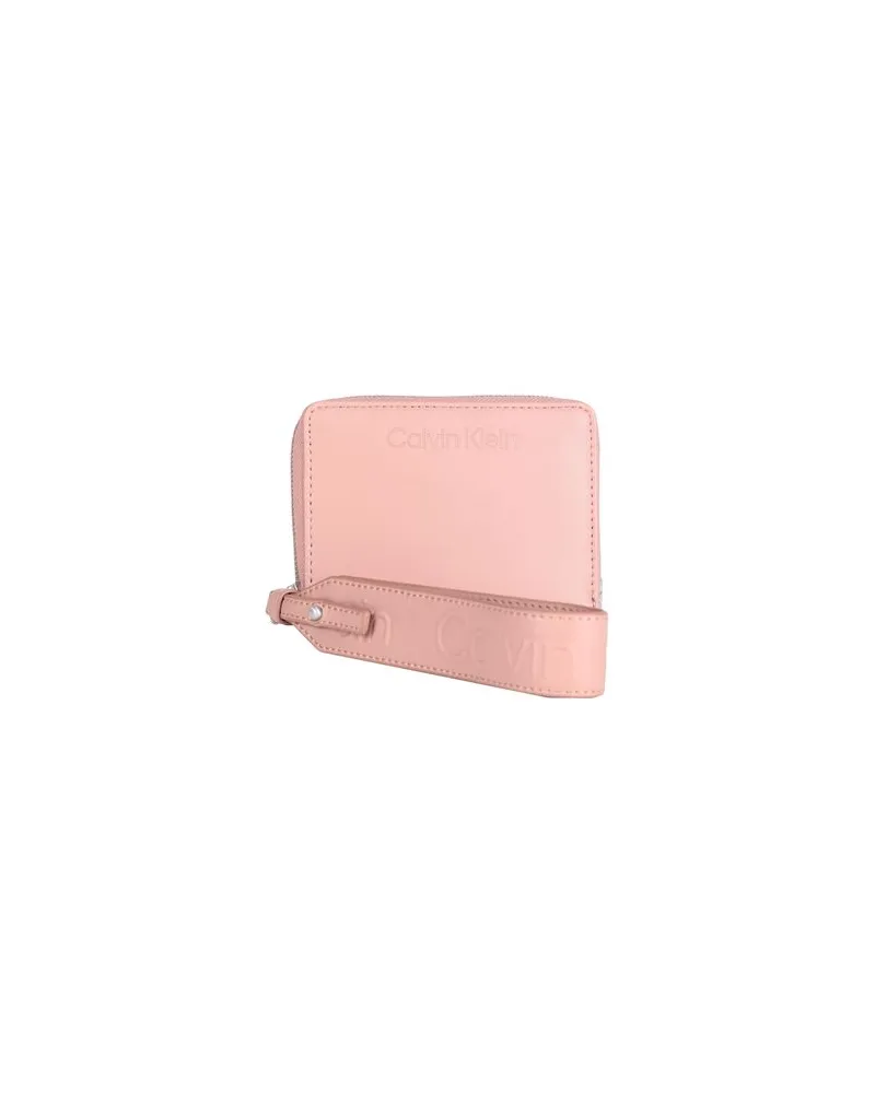 Calvin Klein Kleinlederwaren - Brieftaschenauf YOOX.COM Antikrosa
