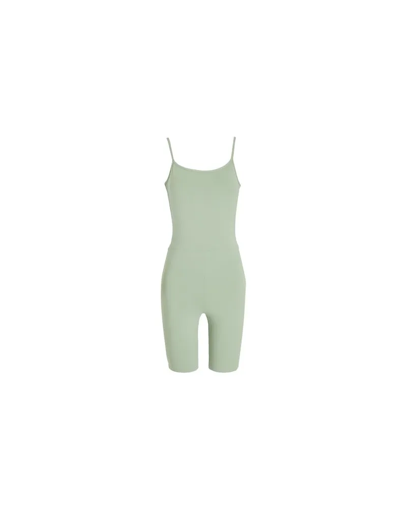 8 by Yoox RECYCLED POLY OPEN-BACK BODYSUIT - OVERALLS - Playsuitsauf YOOX.COM Salbeigrün