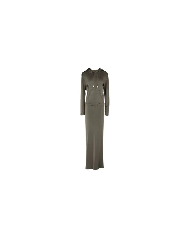 Dion Lee KLEIDER - Maxi-Kleiderauf YOOX.COM Militärgrün