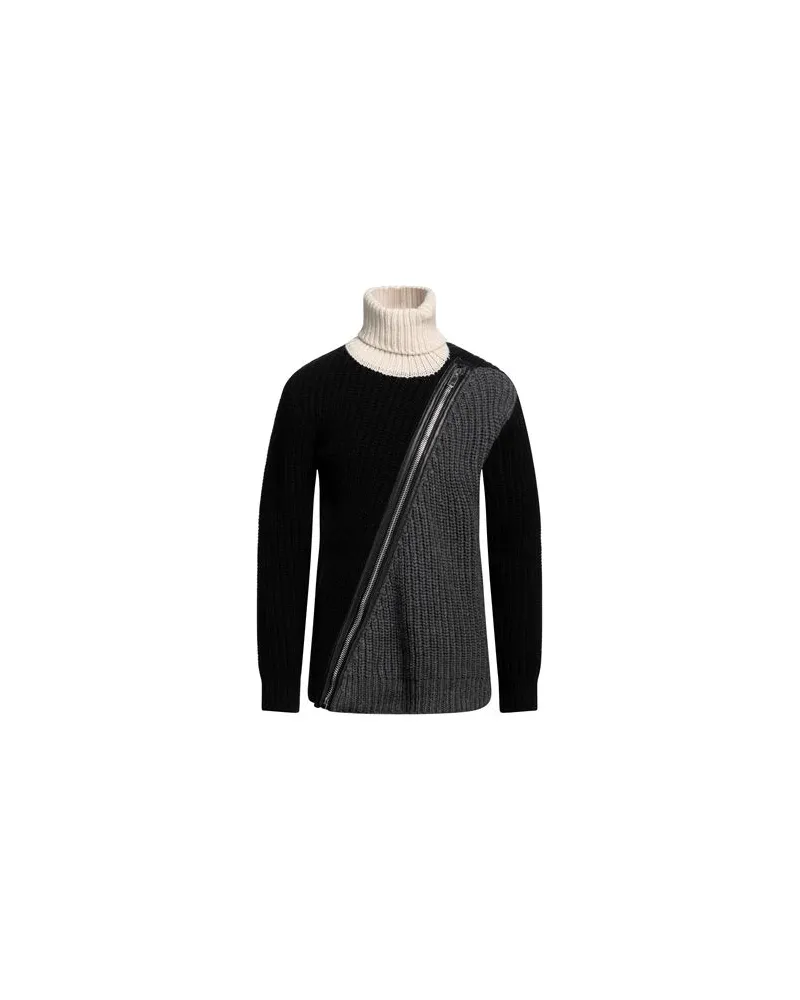 Les Hommes STRICKWAREN - Rollkragenpulloverauf YOOX.COM Schwarz