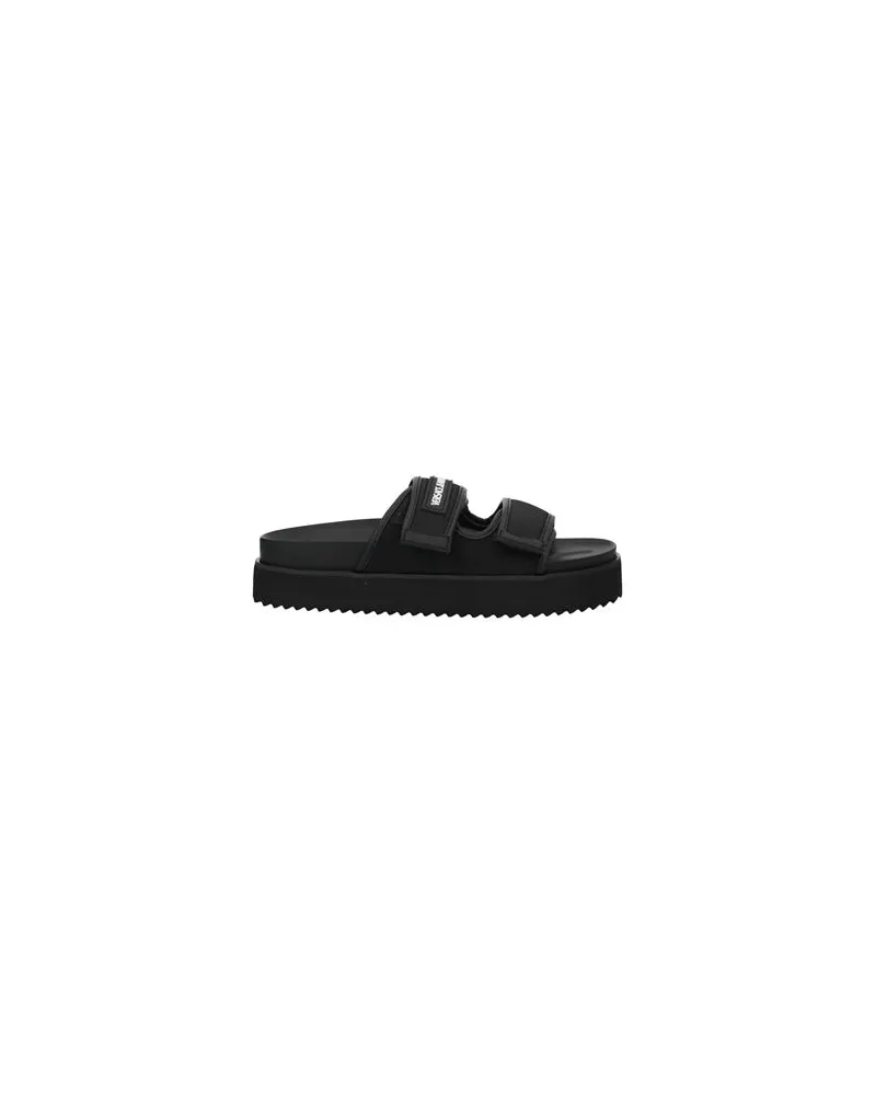 Versace Jeans SCHUHE - Sandalenauf YOOX.COM Schwarz