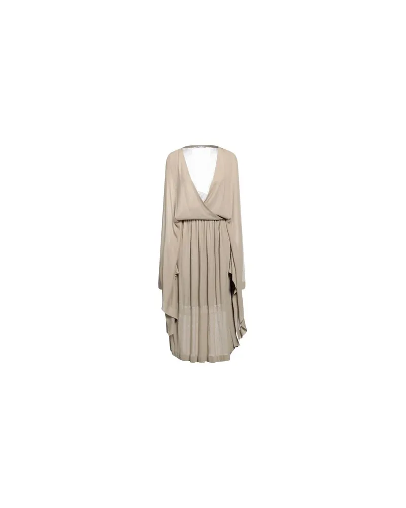AGNONA KLEIDER - Midi-Kleiderauf YOOX.COM Khaki
