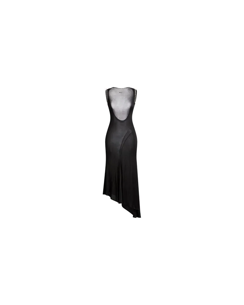 OFF-WHITE KLEIDER - Maxi-Kleiderauf YOOX.COM Schwarz