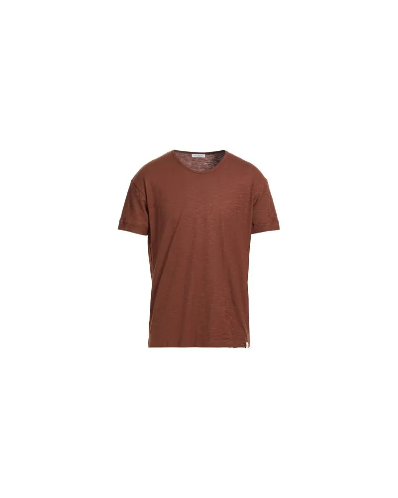 Paolo Pecora Milano TOPS - T-shirtsauf YOOX.COM Schokobraun