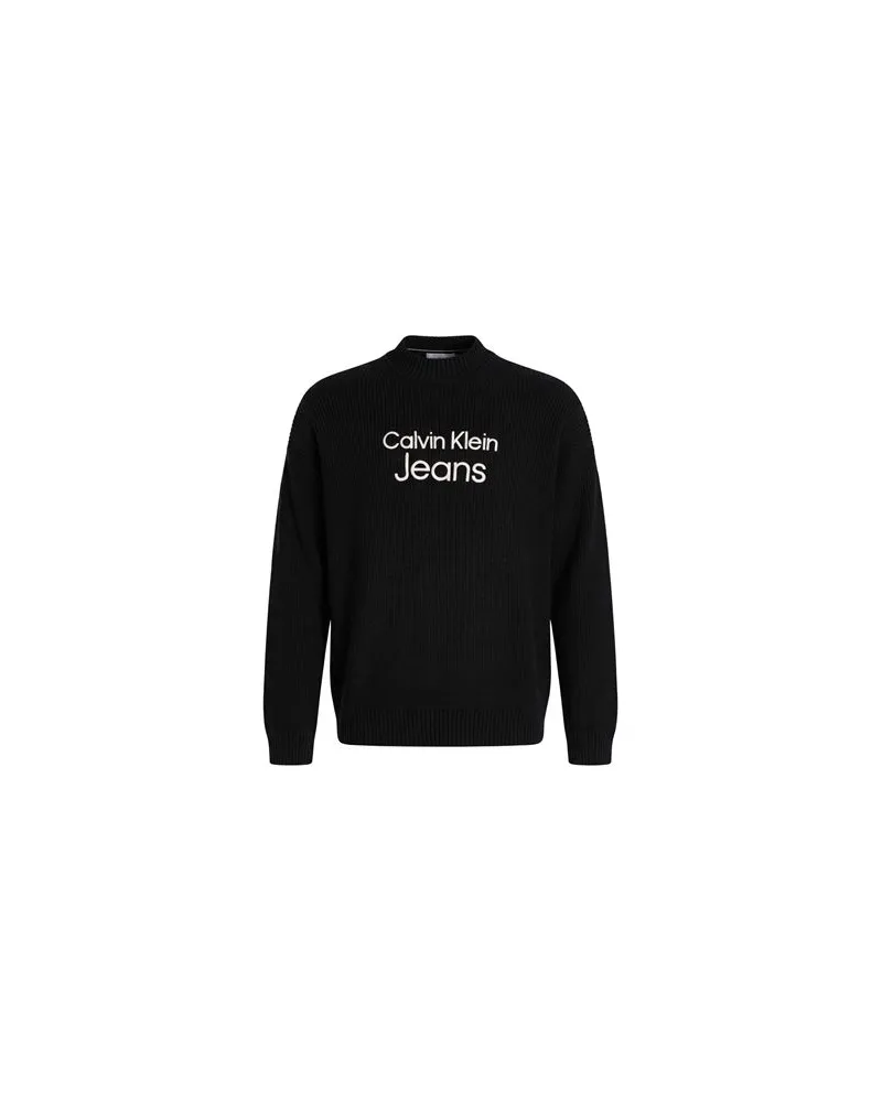 Calvin Klein STRICKWAREN - Pulloverauf YOOX.COM Schwarz