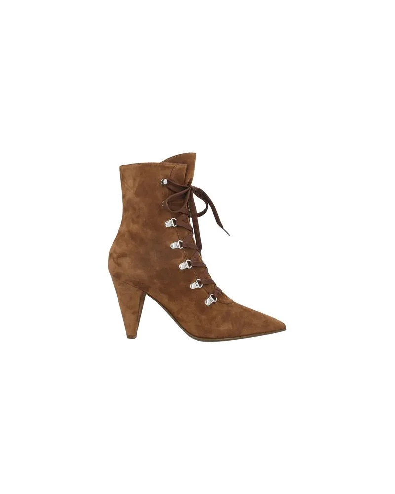 Gianvito Rossi SCHUHE - Stiefelettenauf YOOX.COM Braun