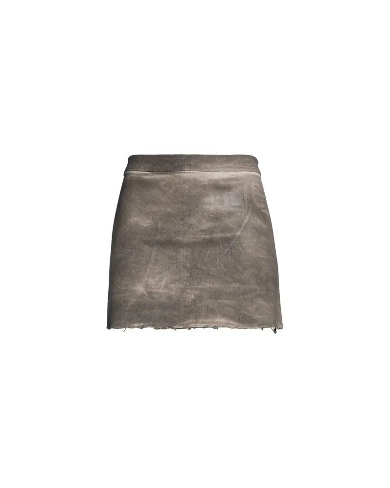 DRKSHDW by Rick Owens HOSEN & RÖCKE - Jeansröckeauf YOOX.COM Maulwurfsgrau