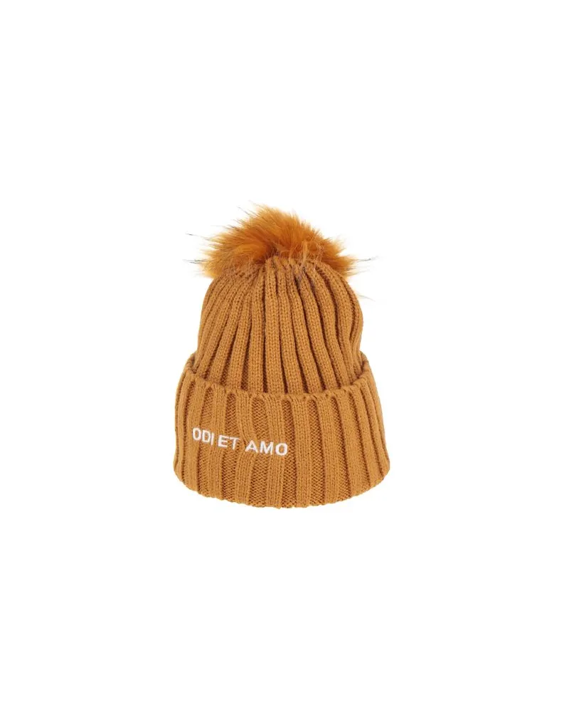 Odi et Amo ACCESSOIRES - Mützen & Hüteauf YOOX.COM Kamel