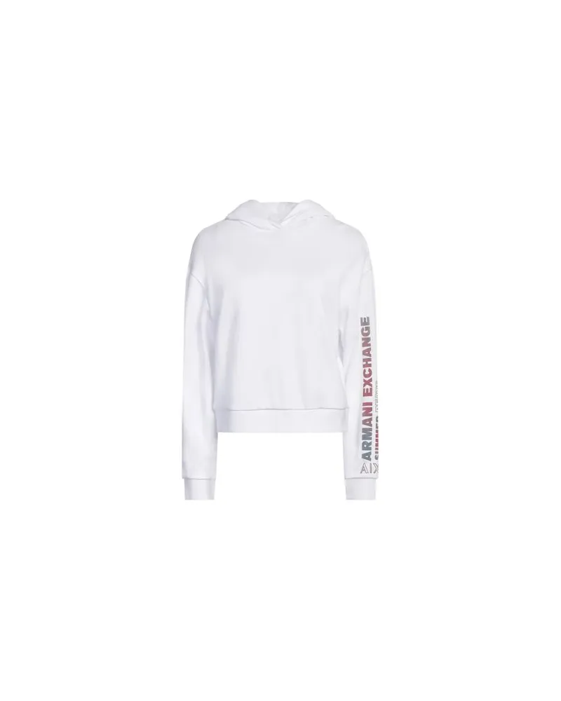 Armani Exchange TOPS - Sweatshirtsauf YOOX.COM Weiß