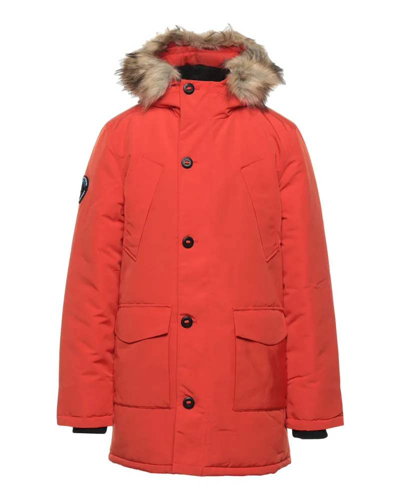 Superdry. Mantel Orange