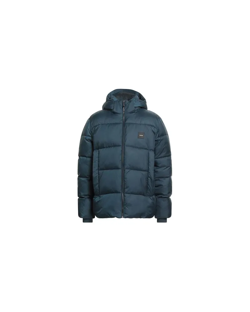 Calvin Klein JACKEN & MÄNTEL - Pufferjacken & Daunenjackenauf YOOX.COM Marineblau