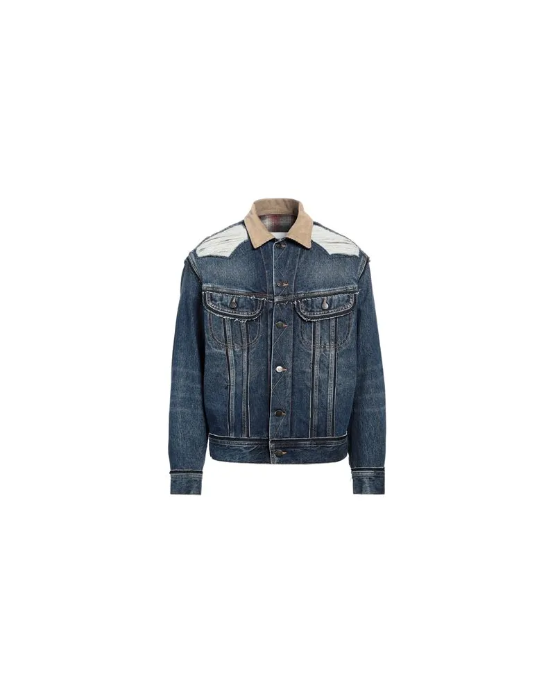 Maison Margiela JACKEN & MÄNTEL - Jeansjacken/Mäntelauf YOOX.COM Blau