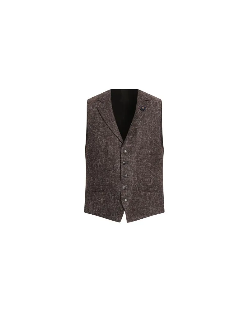 LARDINI ANZÜGE und CO-ORDS - Couture-Westenauf YOOX.COM Schokobraun