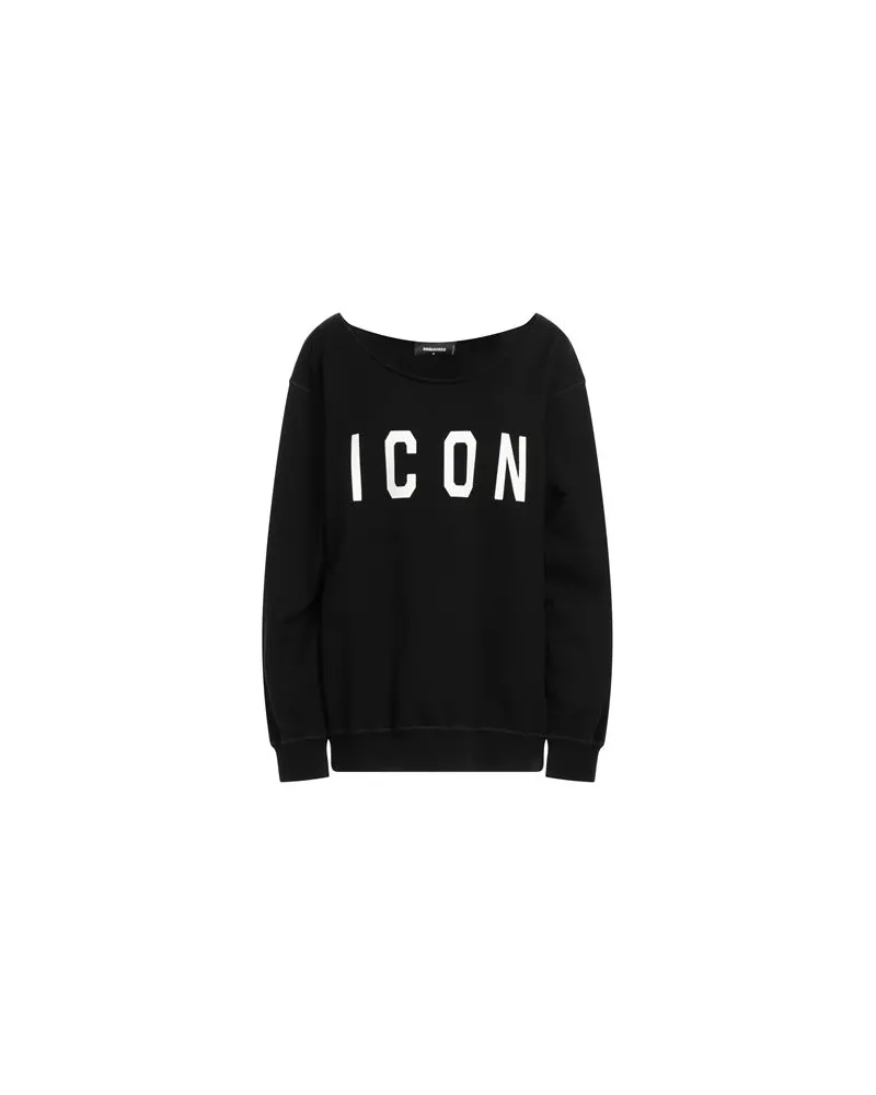 Dsquared2 TOPS - Sweatshirtsauf YOOX.COM Schwarz