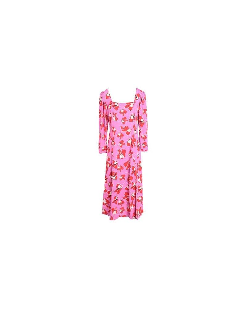 Diane von Furstenberg KLEIDER - Midi-Kleiderauf YOOX.COM Fuchsia
