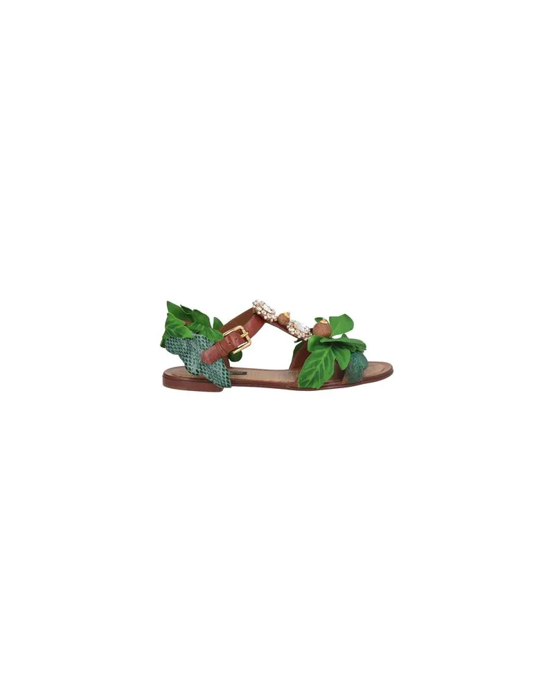 Dolce & Gabbana SCHUHE - Sandalenauf YOOX.COM Grün