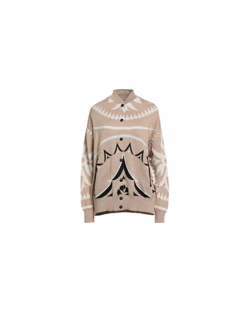 AKEP STRICKWAREN - Strickjackenauf YOOX.COM Beige