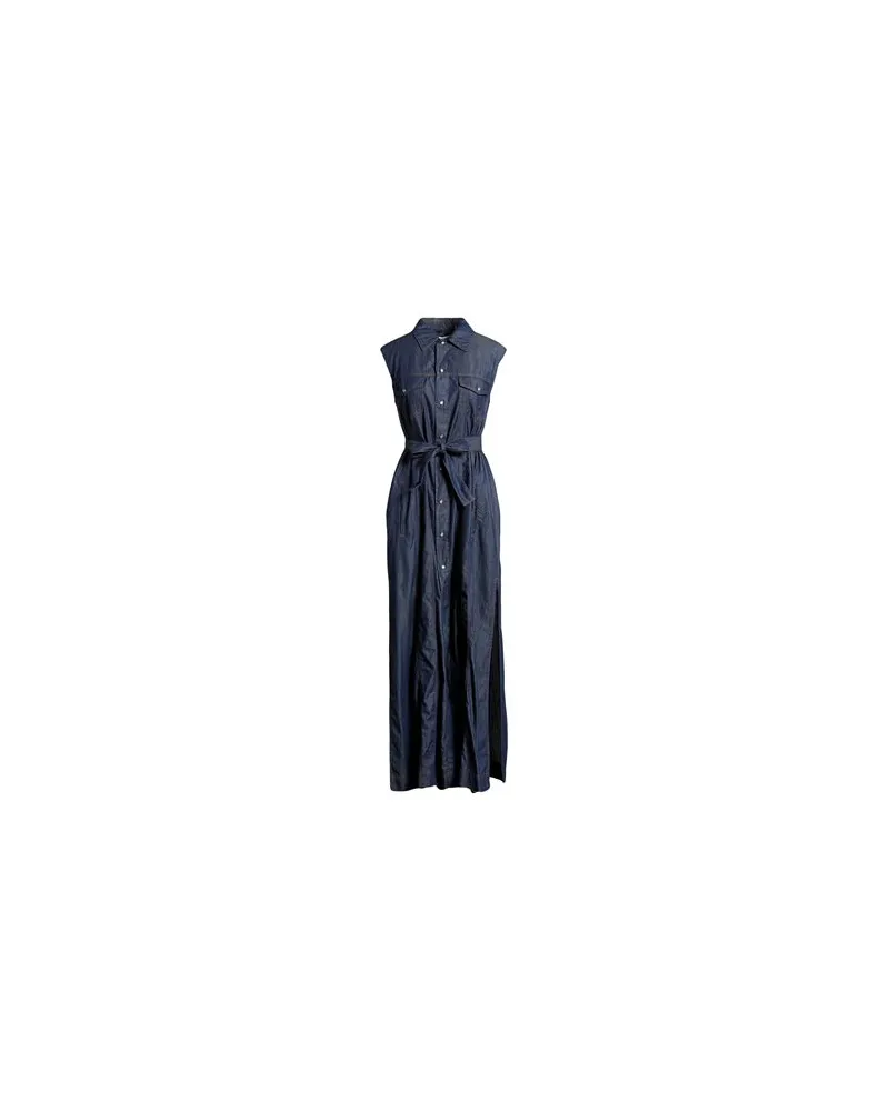 Jacob Cohën KLEIDER - Maxi-Kleiderauf YOOX.COM Blau