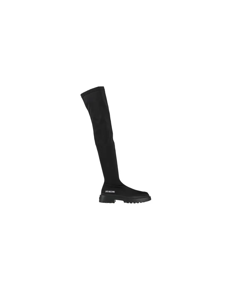 Moschino SCHUHE - Stiefelauf YOOX.COM Schwarz