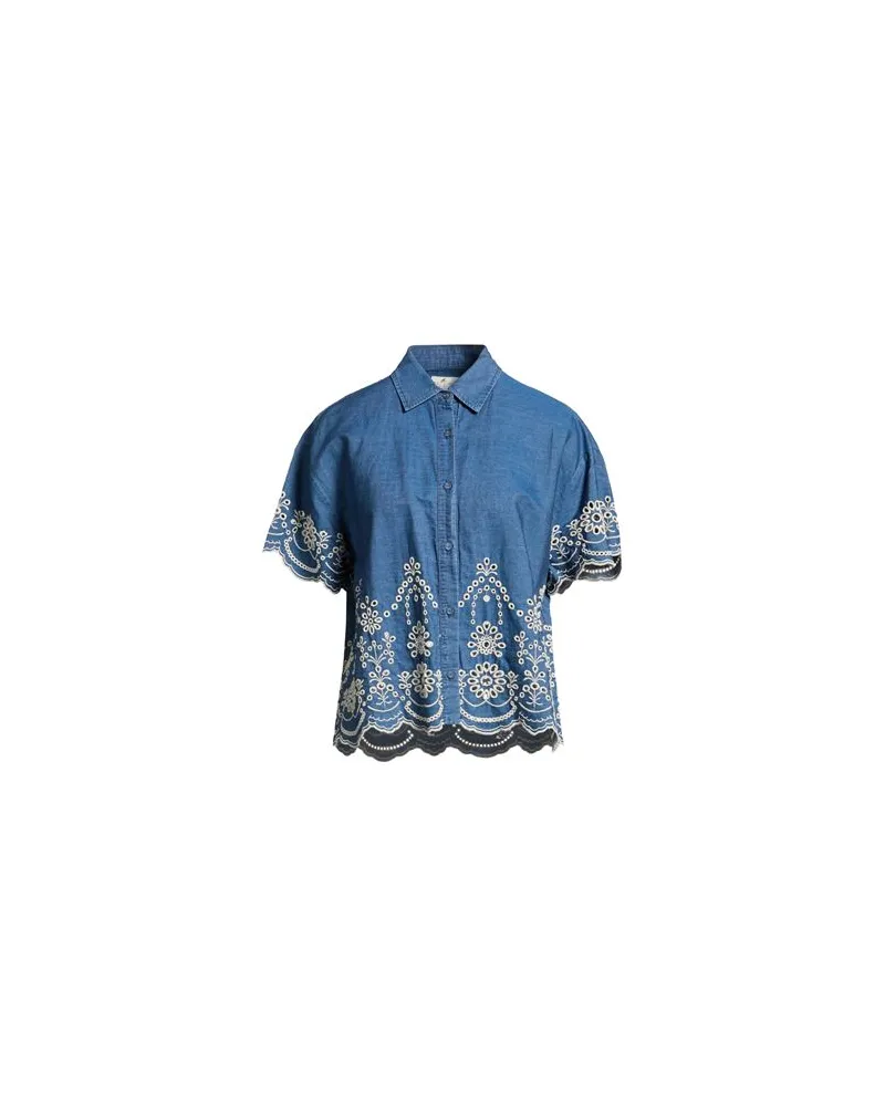 MC2 Saint Barth TOPS - Hemdenauf YOOX.COM Blau