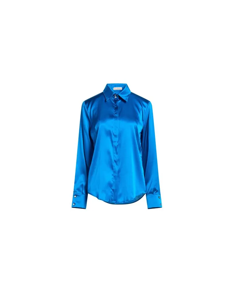 Camicettasnob TOPS - Hemdenauf YOOX.COM Blau