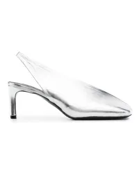 Jil Sander Pumps Silber