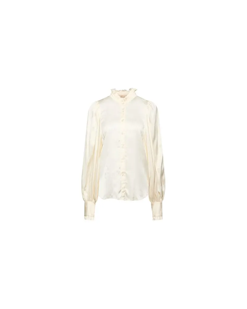 Twin-Set TOPS - Hemdenauf YOOX.COM Cremeweiß