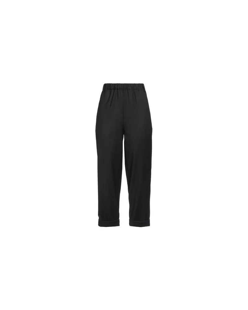 SOLOTRE HOSEN & RÖCKE - Hosenauf YOOX.COM Schwarz