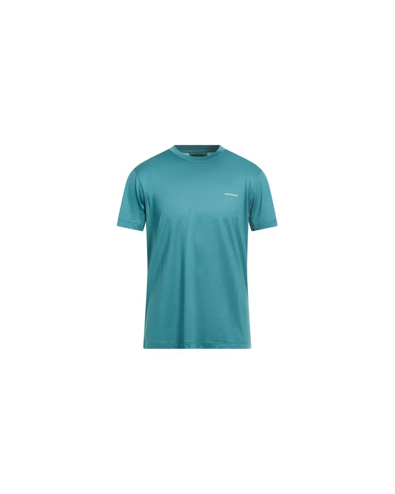 Emporio Armani TOPS - T-shirtsauf YOOX.COM Aquamarin