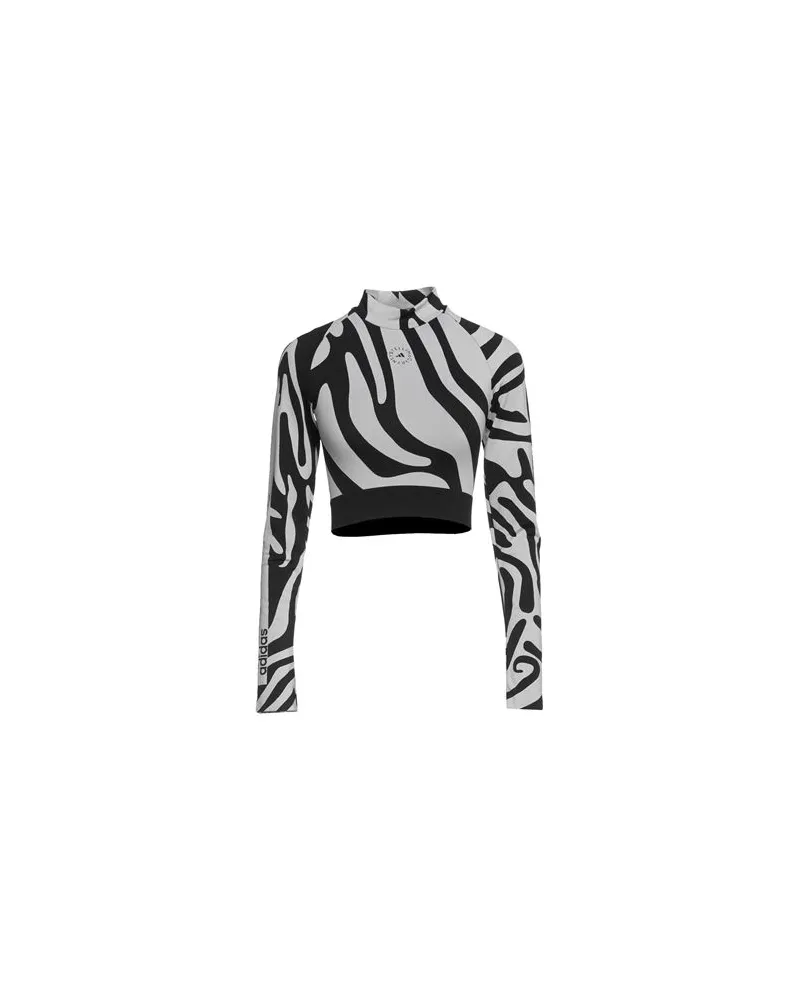 adidas ASMC AOK CROP TOPS - T-shirtsauf YOOX.COM Schwarz