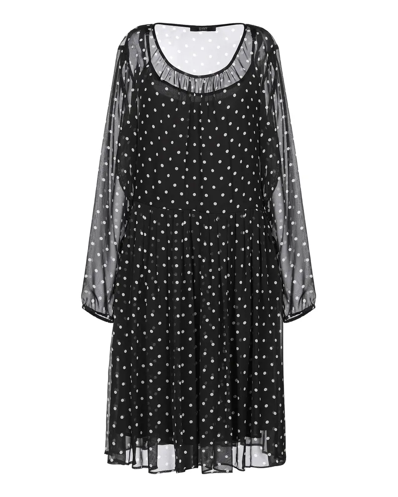 Seventy Midi-Kleid Schwarz