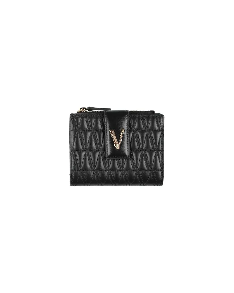 Versace Kleinlederwaren - Brieftaschenauf YOOX.COM Schwarz