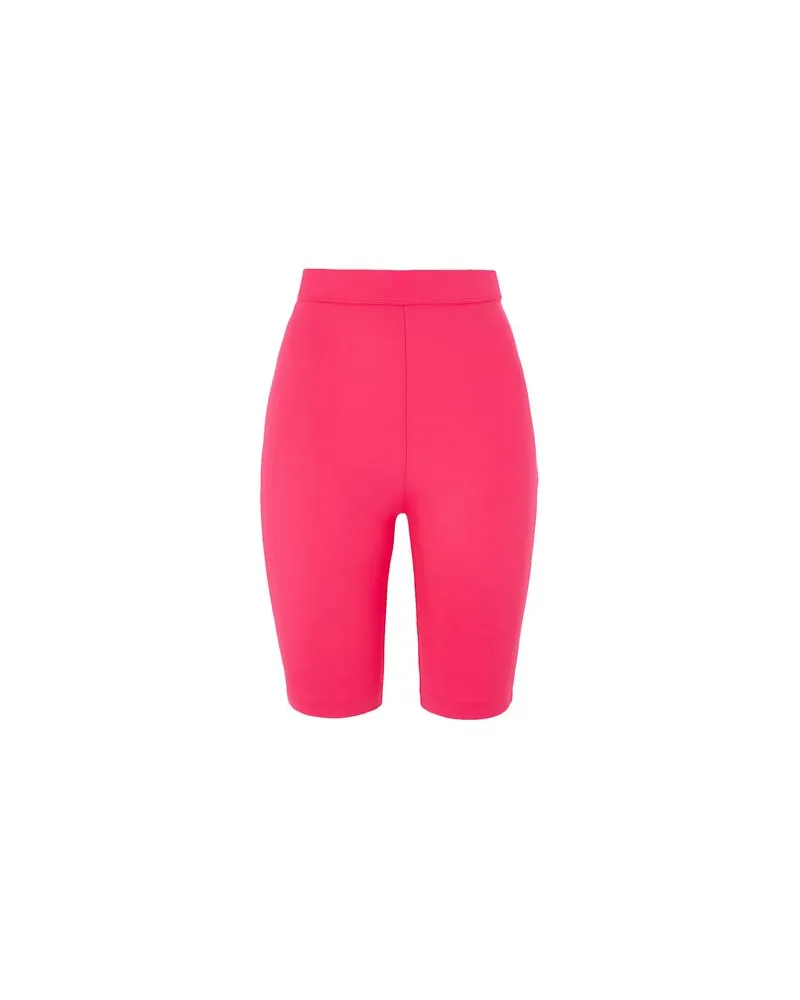 8 by Yoox RECYCLED NYLON HIGH-WAIST BIKER SHORTS  - HOSEN & RÖCKE - Shorts & Bermudashortsauf YOOX.COM Fuchsia