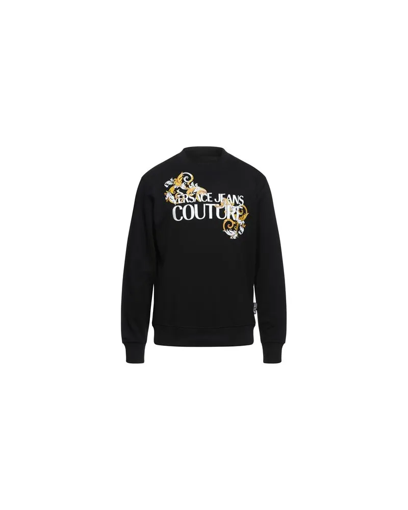 Versace Jeans TOPS - Sweatshirtsauf YOOX.COM Schwarz