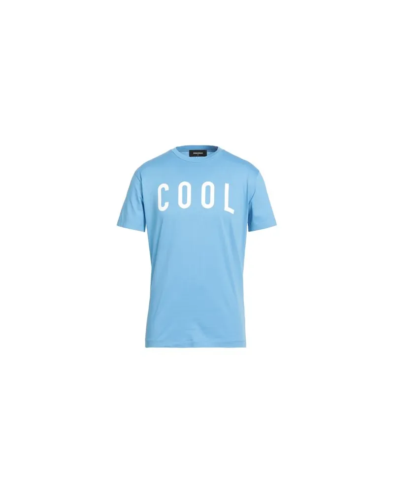 Dsquared2 TOPS - T-shirtsauf YOOX.COM Azurblau