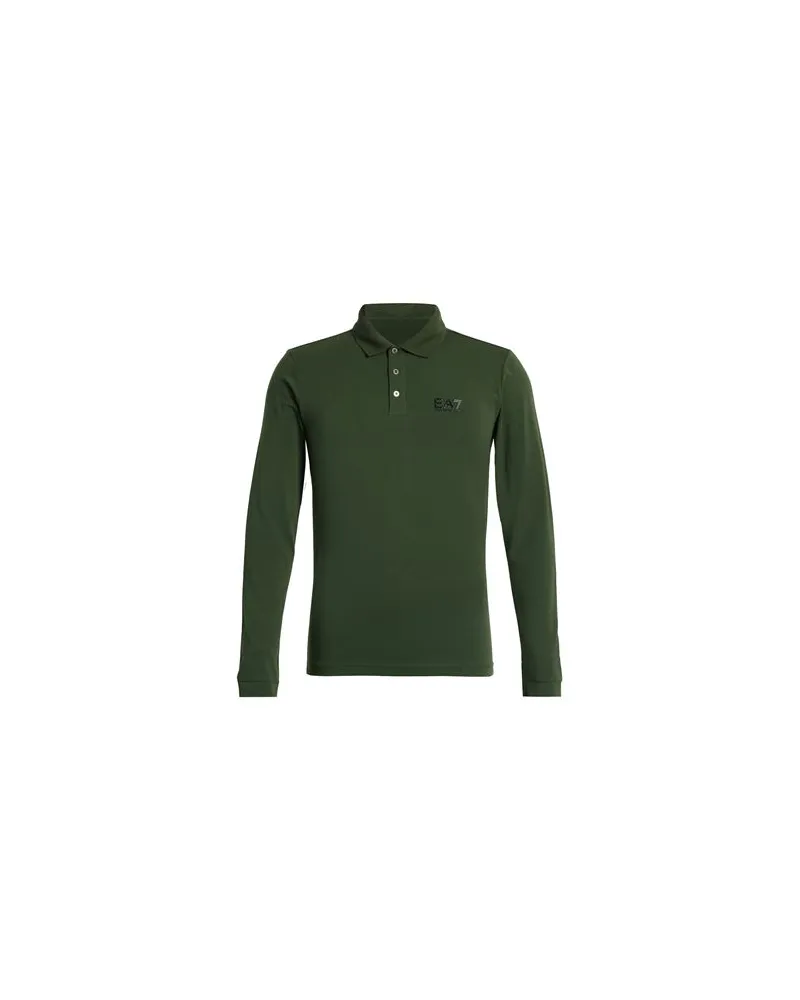 EA7 TOPS - Poloshirtsauf YOOX.COM Militärgrün