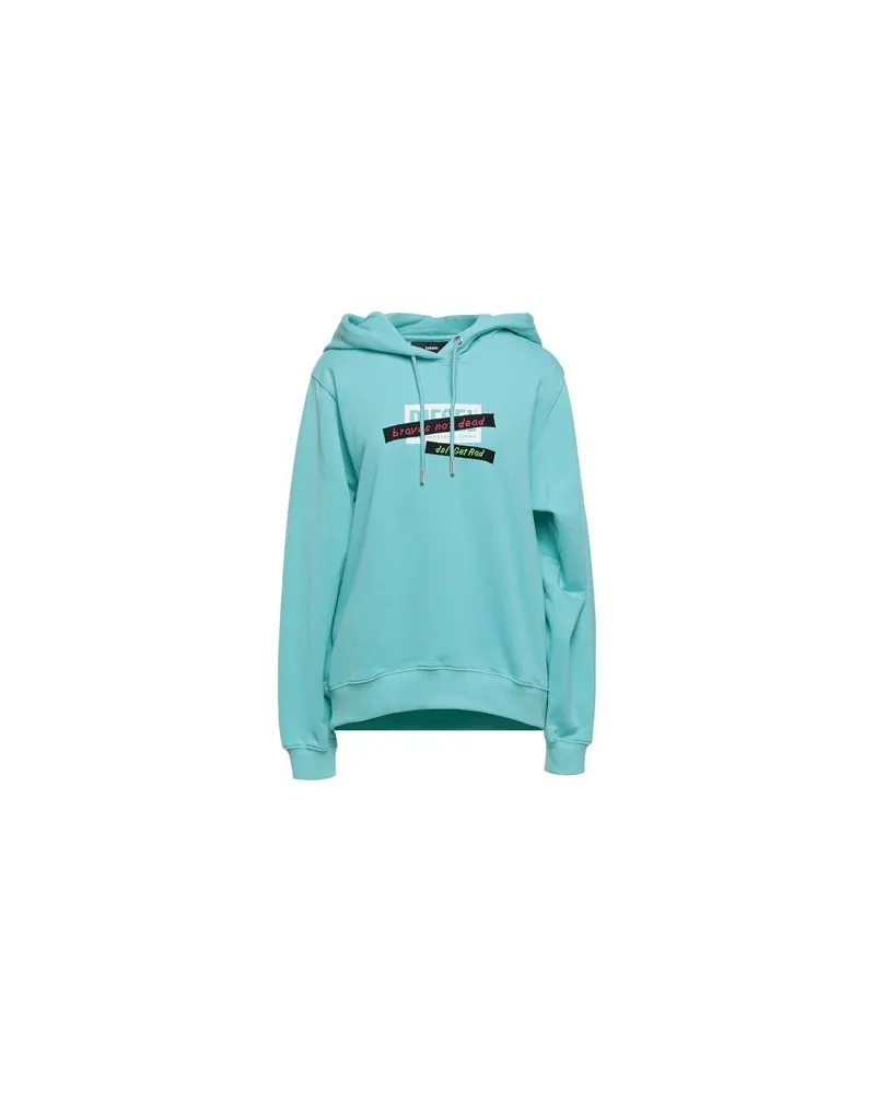 Diesel TOPS - Sweatshirtsauf YOOX.COM Tūrkis